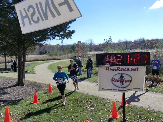Finish Area of the 2012 DPR Trail Races : Saturday October 20, 2012