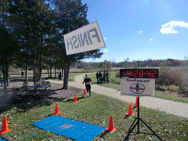 Finish Area of the 2012 DPR Trail Races : Saturday October 20, 2012
