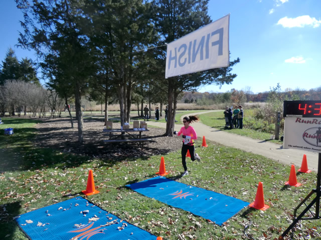 Finish Area of the 2012 DPR Trail Races : Saturday October 20, 2012