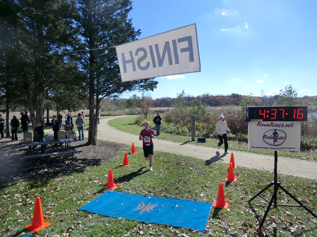 Finish Area of the 2012 DPR Trail Races : Saturday October 20, 2012