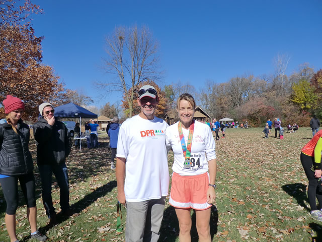 Finish Area of the 2012 DPR Trail Races : Saturday October 20, 2012