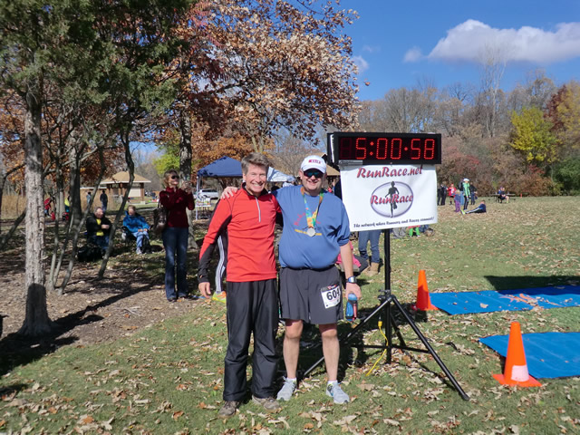 Finish Area of the 2012 DPR Trail Races : Saturday October 20, 2012