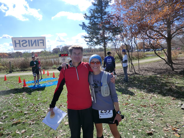 Finish Area of the 2012 DPR Trail Races : Saturday October 20, 2012