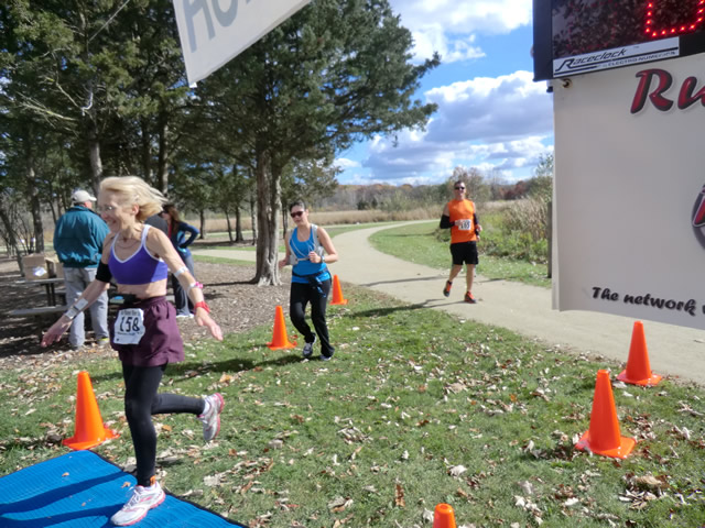 Finish Area of the 2012 DPR Trail Races : Saturday October 20, 2012