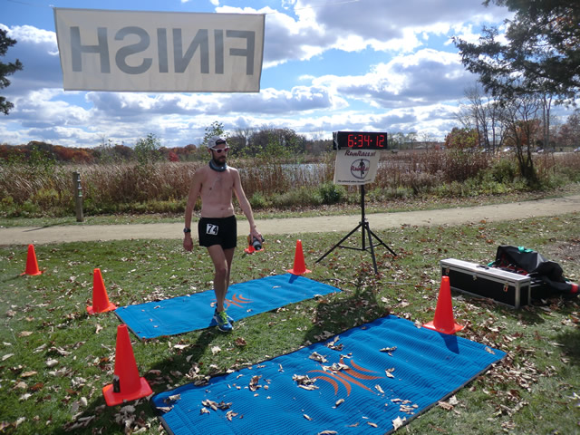 Finish Area of the 2012 DPR Trail Races : Saturday October 20, 2012