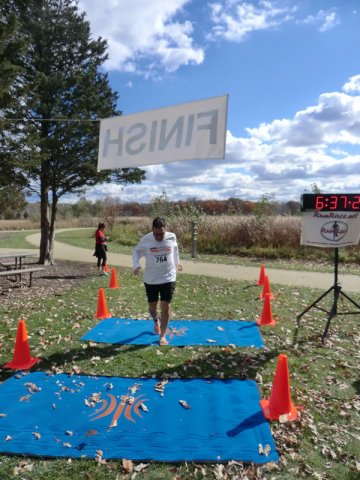 Finish Area of the 2012 DPR Trail Races : Saturday October 20, 2012