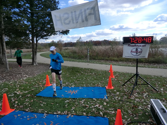 Finish Area of the 2012 DPR Trail Races : Saturday October 20, 2012