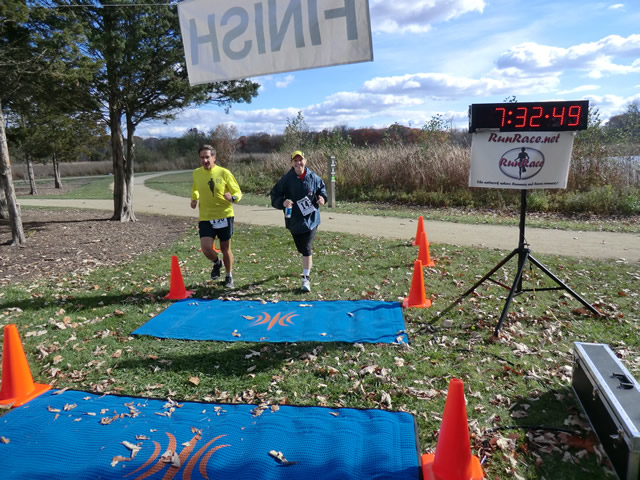 Finish Area of the 2012 DPR Trail Races : Saturday October 20, 2012