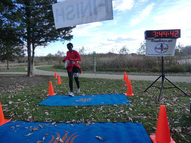 Finish Area of the 2012 DPR Trail Races : Saturday October 20, 2012