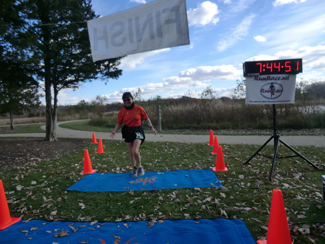 Finish Area of the 2012 DPR Trail Races : Saturday October 20, 2012