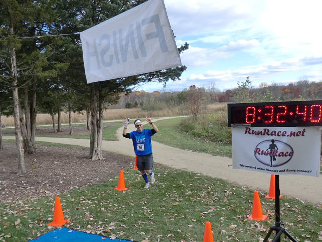 Finish Area of the 2012 DPR Trail Races : Saturday October 20, 2012