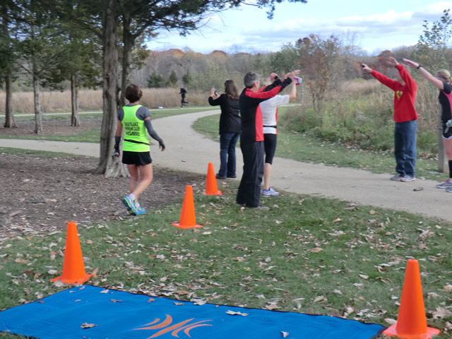Finish Area of the 2012 DPR Trail Races : Saturday October 20, 2012