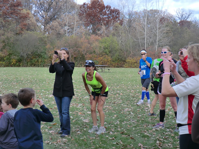 Finish Area of the 2012 DPR Trail Races : Saturday October 20, 2012