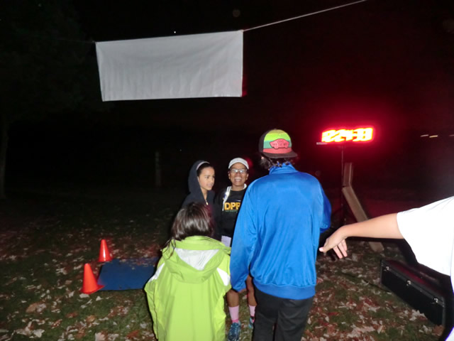 Finish Area of the 2012 DPR Trail Races : Saturday October 20, 2012