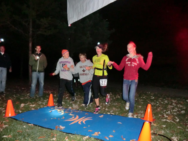 Finish Area of the 2012 DPR Trail Races : Saturday October 20, 2012
