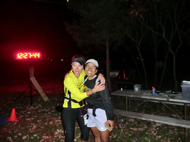 Finish Area of the 2012 DPR Trail Races : Saturday October 20, 2012