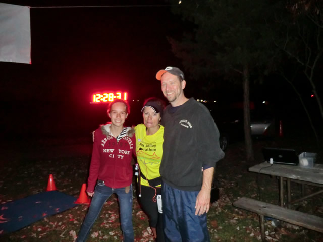 Finish Area of the 2012 DPR Trail Races : Saturday October 20, 2012