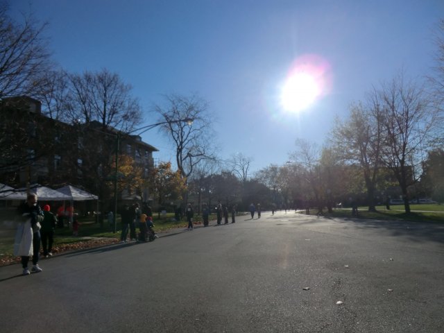 Finish Area of 7th Annual Going in Circles : Saturday October 27, 2012