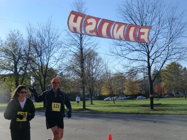 Finish Area of 7th Annual Going in Circles : Saturday October 27, 2012