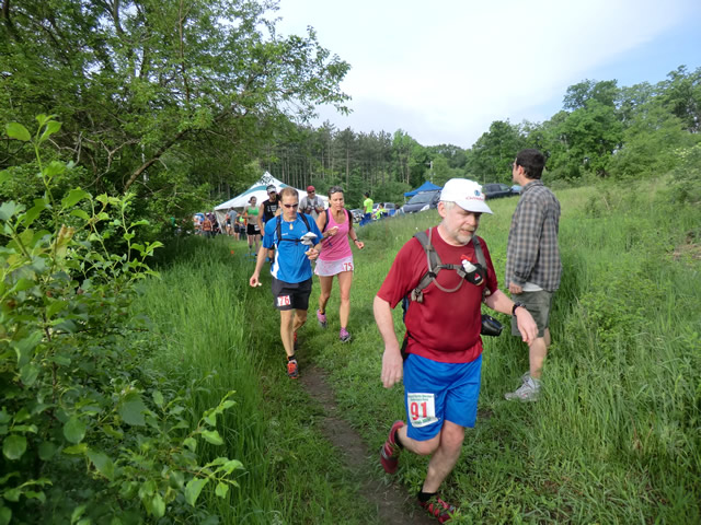 Saturday June 1st - Bluff Road Aid Station: 7.6 Miles