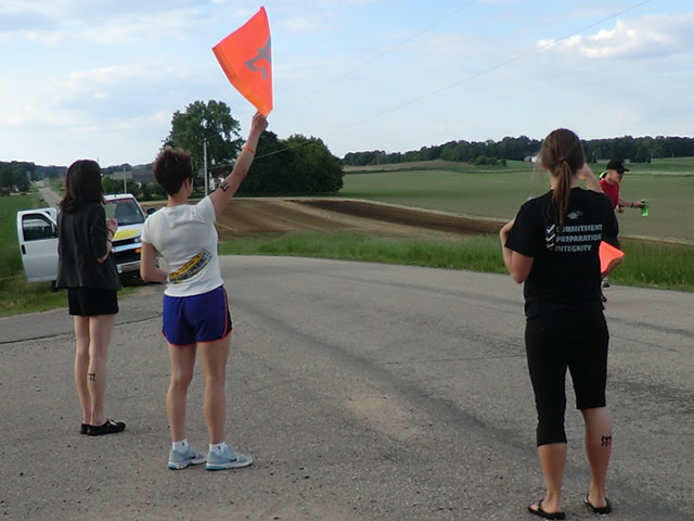 Friday June 7th : Tyler Runs Leg 7 with an Extra 3.5 Miles of Detour