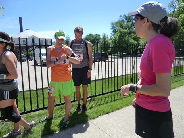 Saturday June 8th : Exchange Zone 32 - Michelle's Ready for Her 3rd Leg