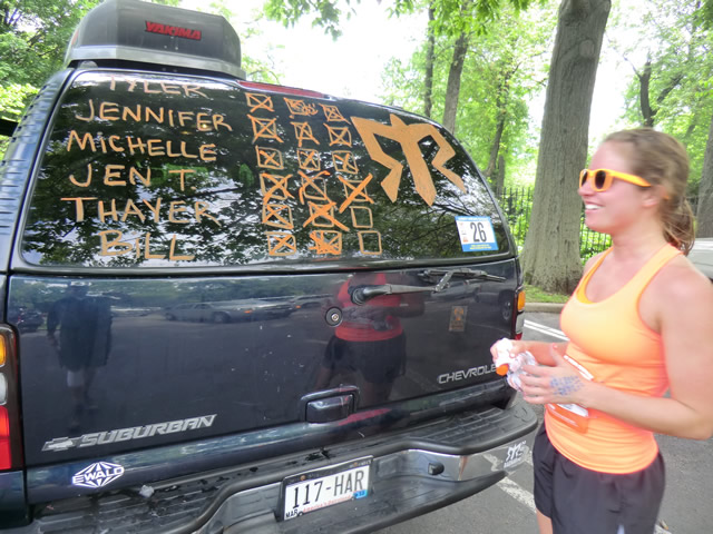 Saturday June 8th : Exchange Zone 34 - Jen to Thayer