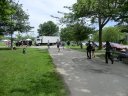 Saturday June 8th : Griffin Nearing the Finish Line at Montrose Beach