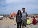 Saturday June 8th : Finish Line at Montrose Beach - Michelle & Bill