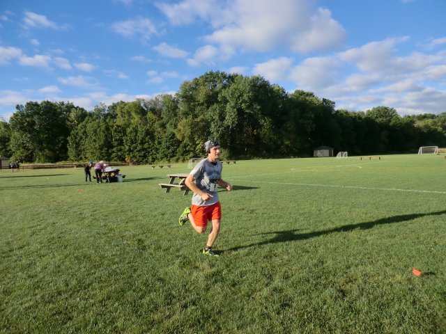Back at 'the Dark Side' Runners Finish Lap 1 of their 2-Lap Half Marathon