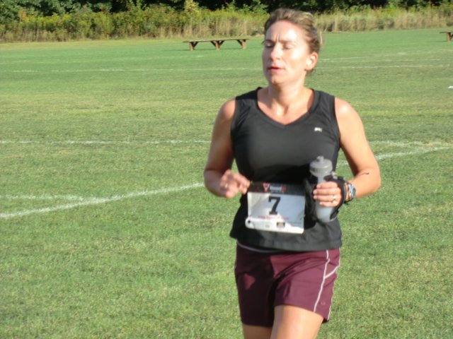 Back at 'the Dark Side' Runners Finish Lap 1 of their 2-Lap Trail Half Marathon