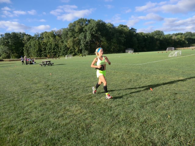 Back at 'the Dark Side' Runners Finish Lap 1 of their 2-Lap Trail Half Marathon