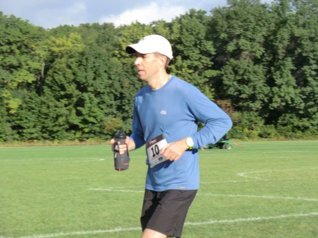 Back at 'the Dark Side' Runners Finish Lap 1 of their 2-Lap Trail Half Marathon