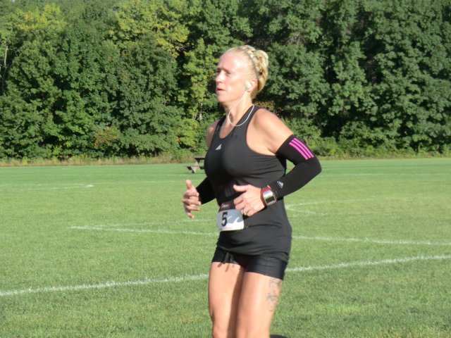 Back at 'the Dark Side' Runners Finish Lap 1 of their 2-Lap Trail Half Marathon
