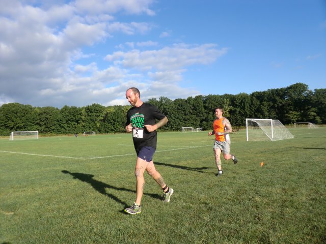 Back at 'the Dark Side' Runners Finish Lap 1 of their 2-Lap Trail Half Marathon