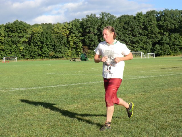 Back at 'the Dark Side' Runners Finish Lap 1 of their 2-Lap Trail Half Marathon