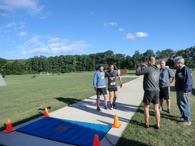 Crazy Legs Half Marathon Champion, Brent Ksenak Hits the Finish Line