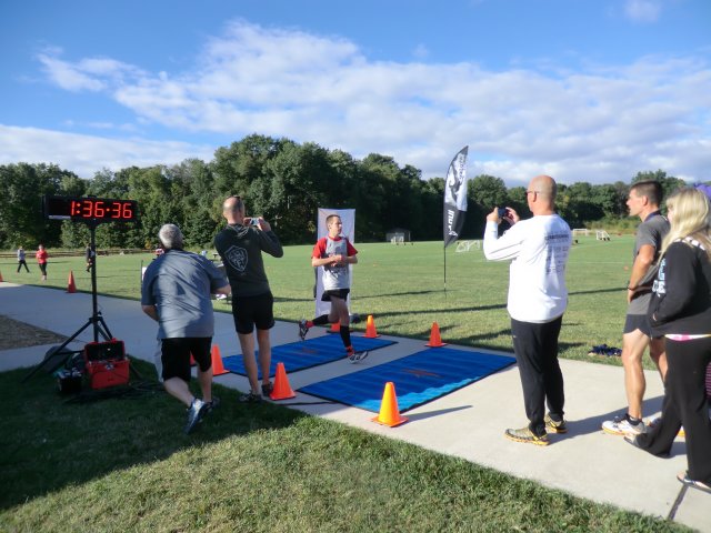 Crazy Legs Half Marathon Runner-Up, John Borman Arrives at the Finish Line!
