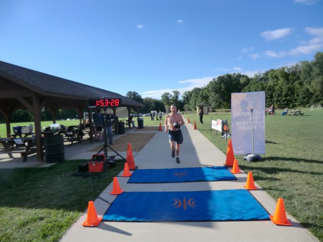 In Third Place, John Borman Hits the Finish Line