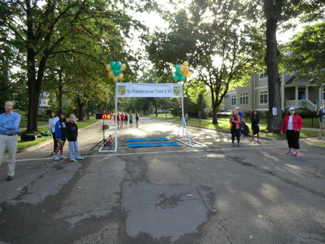 Finish line of the SFX Run for Haiti 5K