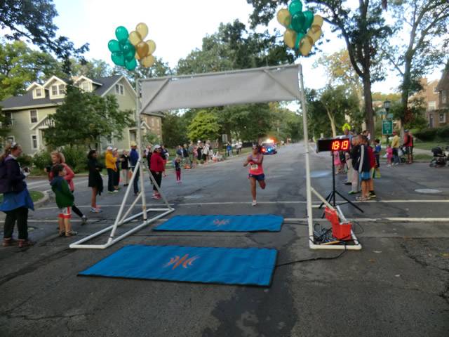 Columba Montes... first overall finisher of the 2013 SFX Run for Haiti 5K!