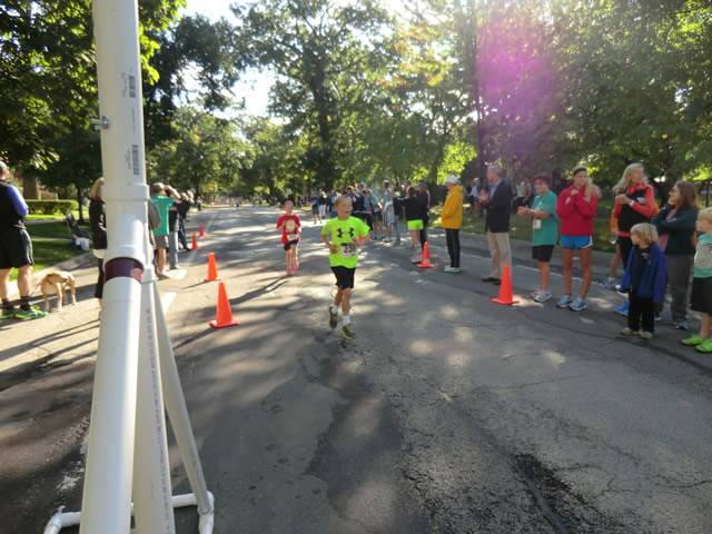 Finishers of the 1 Mile Kids' Run