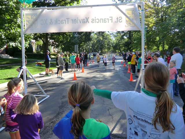 Finishers of the 1 Mile Kids' Run