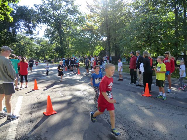 Finishers of the 1 Mile Kids' Run