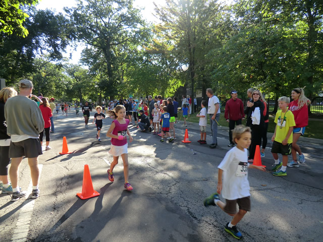 Finishers of the 1 Mile Kids' Run