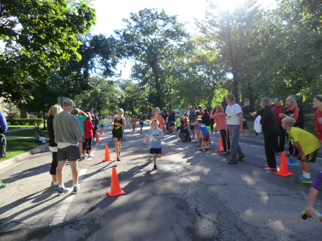 Finishers of the 1 Mile Kids' Run