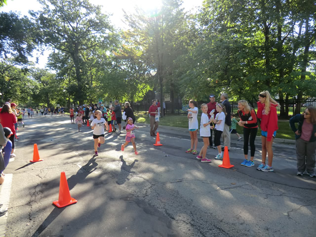 Finishers of the 1 Mile Kids' Run