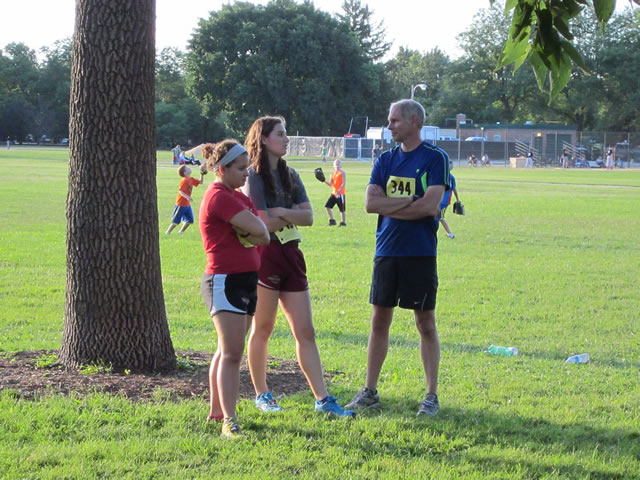 Runners prepare : Race Gathering