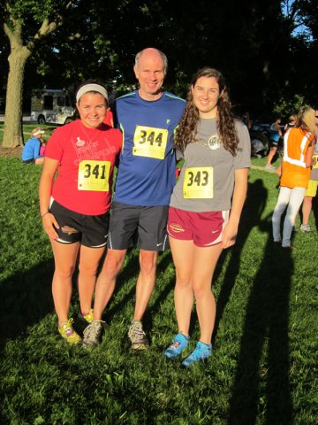 2 generations of Kohler runners ready to run in the glow of the Full Moon