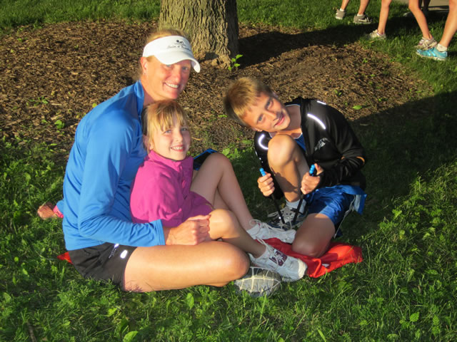 Runners prepare : Race Gathering